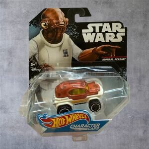 Hot Wheels Star Wars Admiral Ackbar Character Car 1:64 Diecast DXP55 New 2014